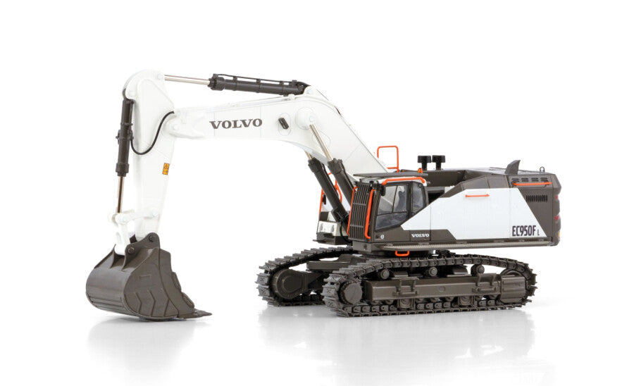 WSI Volvo EC950F Hydraulikbagger Weiß – Diecast Sammlermodell im Maßstab 1:50, Art. 64-2012