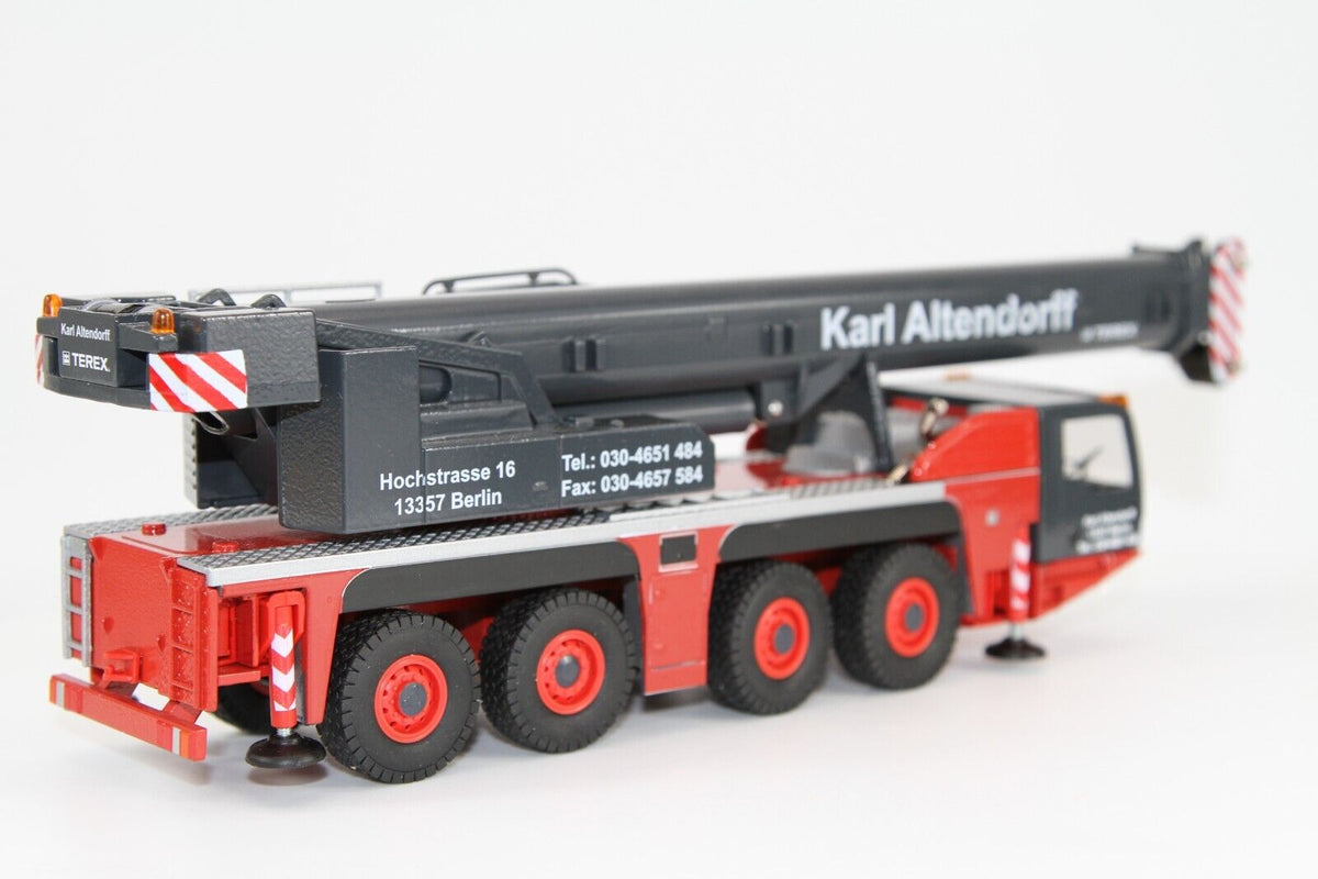 Conrad Terex-Demag AC 100-4L Teleskopkran in der Ausführung Karl Altendorf – Diecast Sammlermodell im Maßstab 1:50, Zinkdruckguss, Art. 2107/03 – Ansicht 4