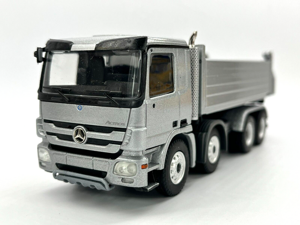 Conrad DAUTEL Dreiseitenkipper auf Mercedes-Benz Actros – Diecast Sammlermodell im Maßstab 1:50, Art. 72171/0