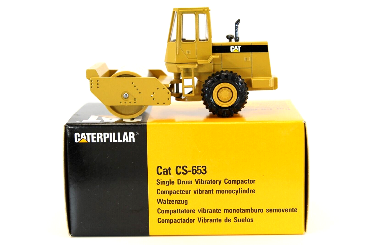 Conrad Caterpillar CS-653 Walzenzug – Diecast Sammlermodell im Maßstab 1:50, Art. 2889/0 – Ansicht 6