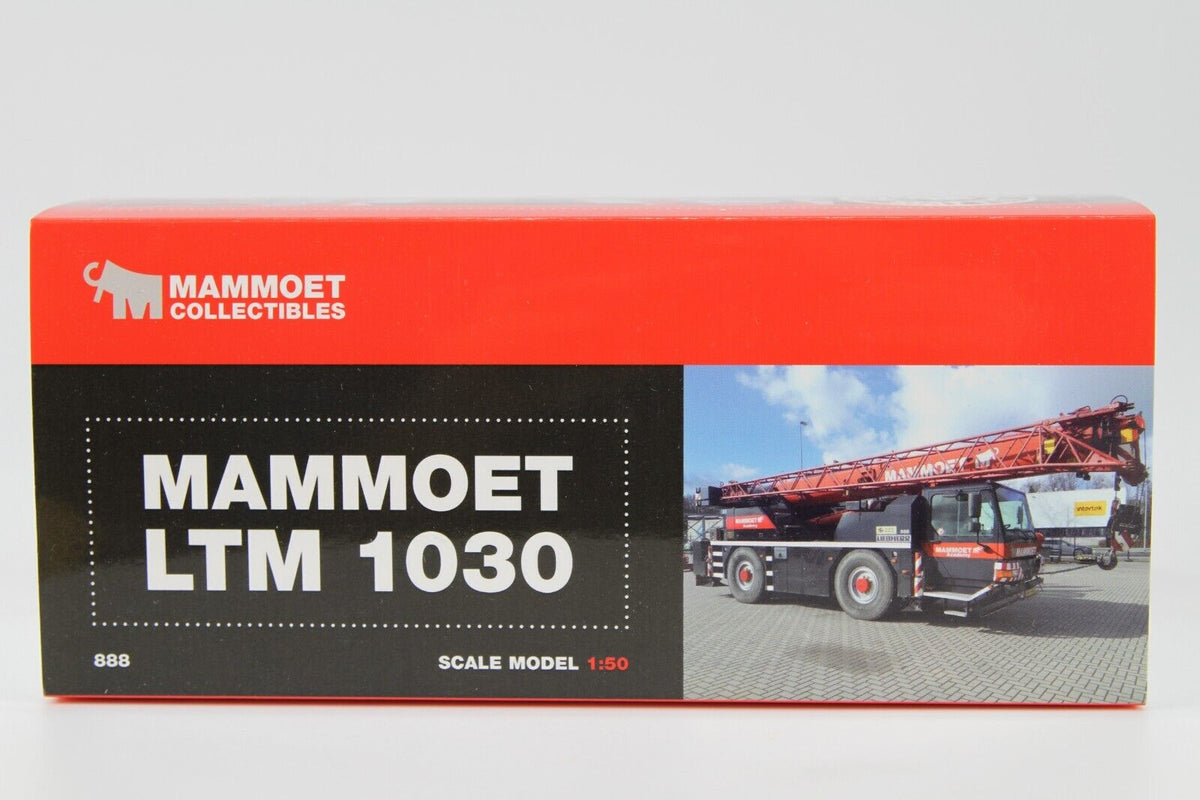 Conrad Liebherr LTM 1030-2.1 Mobilkran „MAMMOET“ – Diecast Sammlermodell im Maßstab 1:50, Art. 2105/06 – Ansicht 9