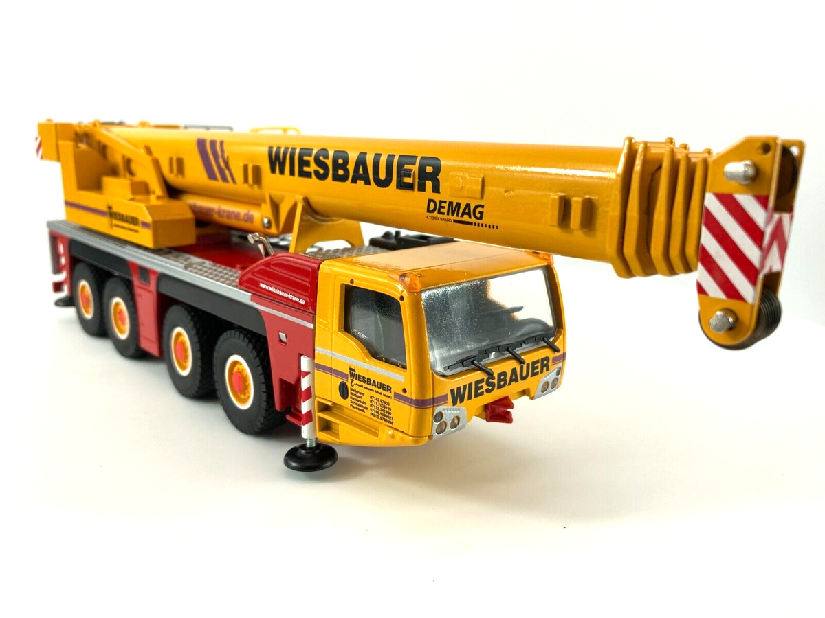 Conrad Terex-Demag AC 100-4L Teleskopkran „WIESBAUER“ – Diecast Sammlermodell im Maßstab 1:50, Art. 2107/08 – Ansicht 6