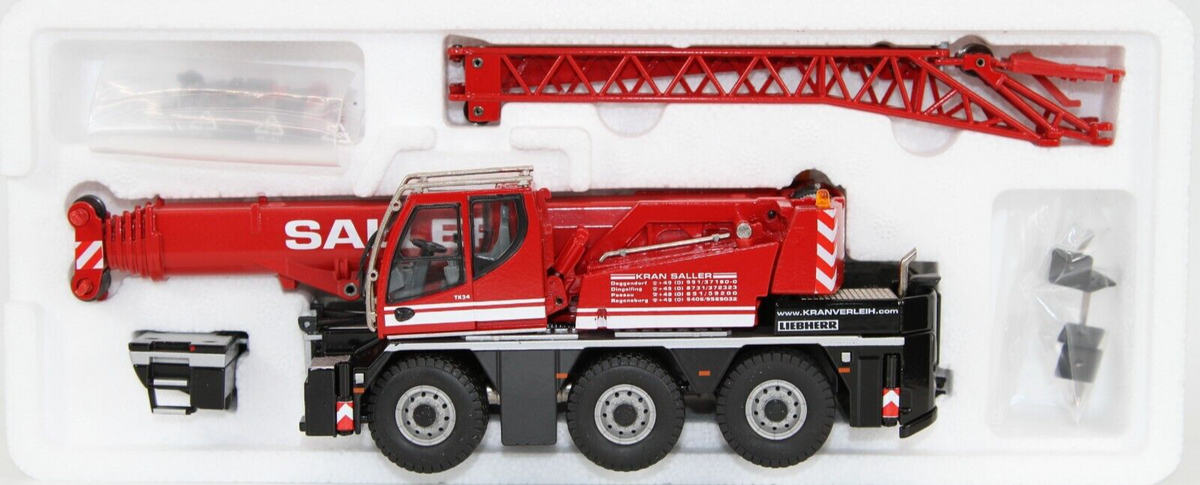 Conrad Liebherr LTC 1045-3.1 Mobilkran „SALLER“ – Diecast Sammlermodell im Maßstab 1:50, Art. 2109/03 – Ansicht 7