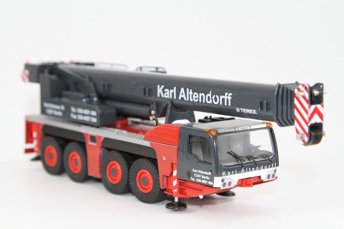 Conrad Terex-Demag AC 100-4L Teleskopkran in der Ausführung Karl Altendorf – Diecast Sammlermodell im Maßstab 1:50, Zinkdruckguss, Art. 2107/03 – Ansicht 6
