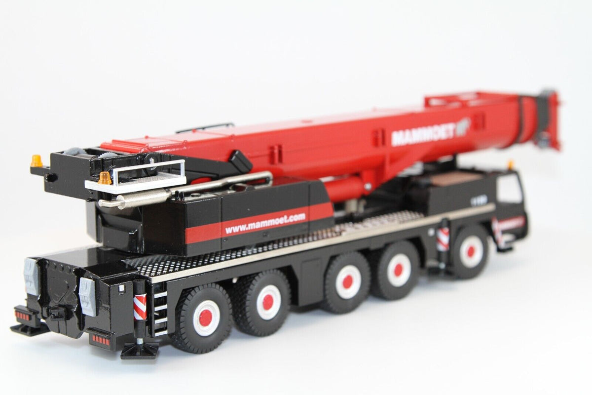Conrad Liebherr LTM 1200 Mobilkran in der MAMMOET-Ausführung – Diecast Sammlermodell im Maßstab 1:50, Zinkdruckguss, Art. 2101/02 – Ansicht 4