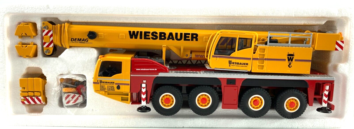 Conrad Terex-Demag AC 100-4L Teleskopkran „WIESBAUER“ – Diecast Sammlermodell im Maßstab 1:50, Art. 2107/08 – Ansicht 7