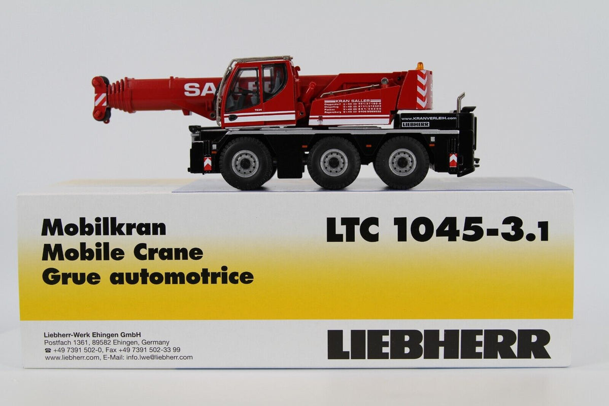Conrad Liebherr LTC 1045-3.1 Mobilkran „SALLER“ – Diecast Sammlermodell im Maßstab 1:50, Art. 2109/03 – Ansicht 8