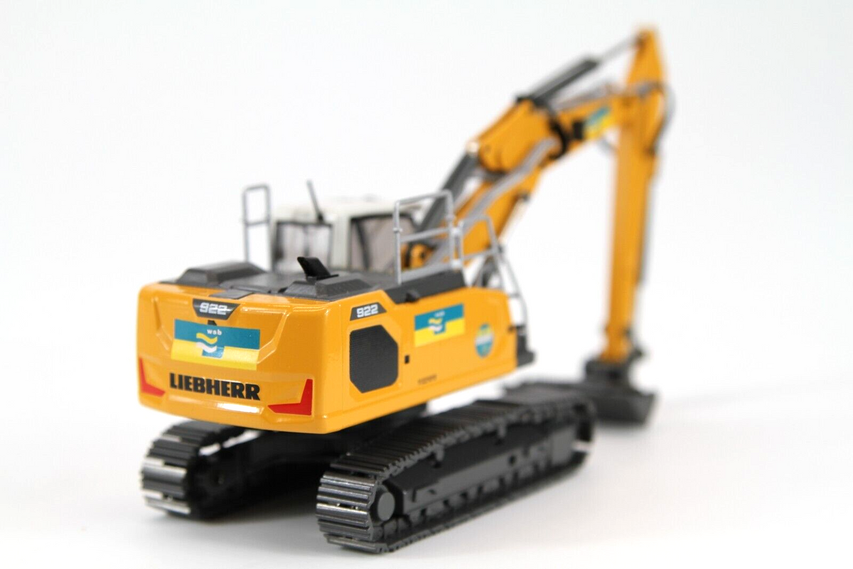 Conrad Liebherr R922 V Hydraulikbagger „WSB/Eberhard“ – Diecast Sammlermodell im Maßstab 1:50, Art. 2224/0 – Ansicht 4