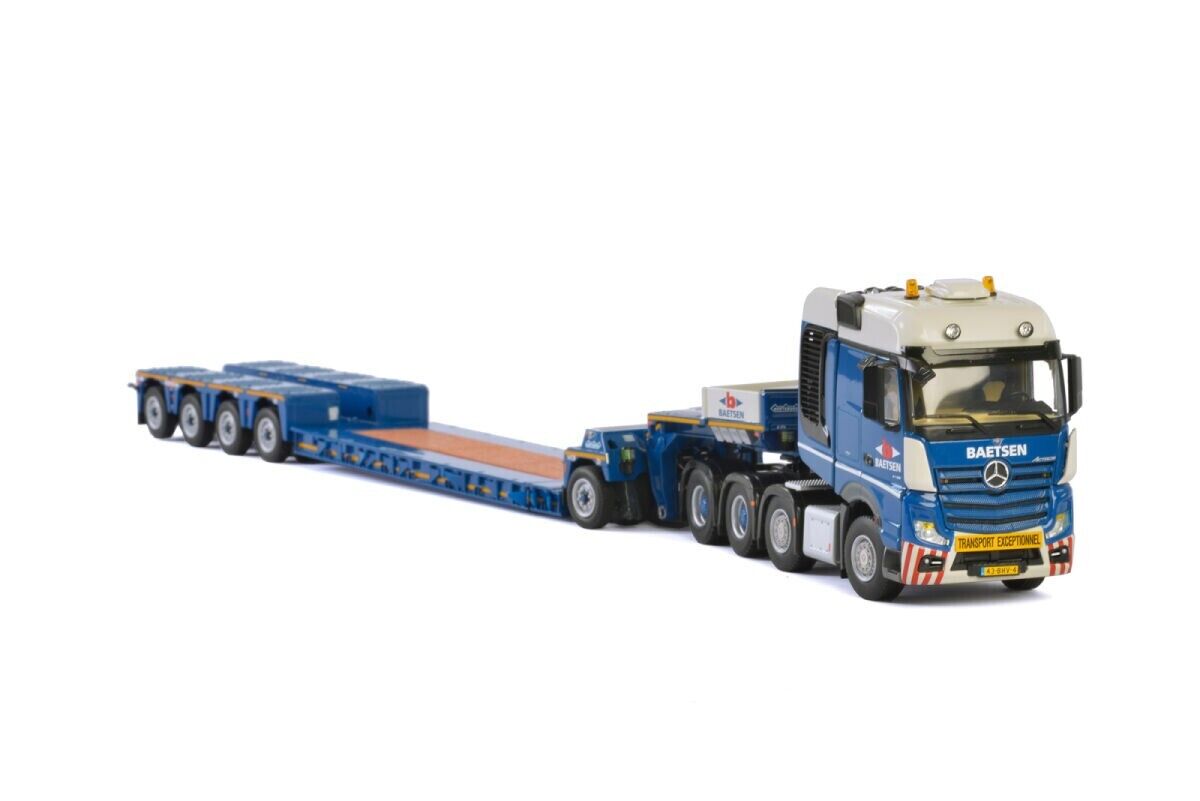 WSI Mercedes-Benz Actros MP4 Big Space „BAETSEN“ – Diecast Sammlermodell im Maßstab 1:50, Art. 01-2400