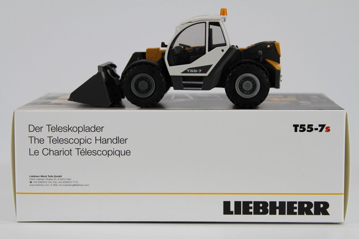 Conrad Liebherr T55-7s Teleskoplader – Diecast Sammlermodell im Maßstab 1:50, Art. 2452/0 – Ansicht 6