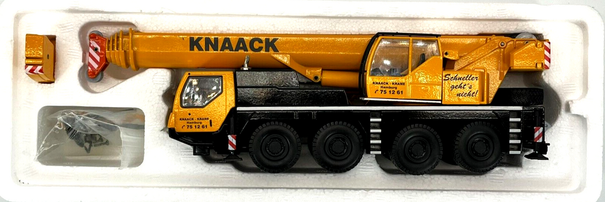 Conrad Liebherr LTM 1070-4.1 Mobilkran „KNAACK“ – Diecast Sammlermodell im Maßstab 1:50, Art. 2100/20 – Ansicht 7