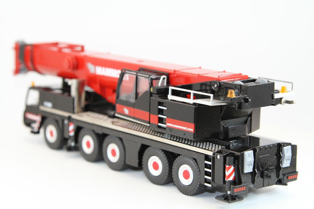 Conrad Liebherr LTM 1200 Mobilkran in der MAMMOET-Ausführung – Diecast Sammlermodell im Maßstab 1:50, Zinkdruckguss, Art. 2101/02 – Ansicht 3