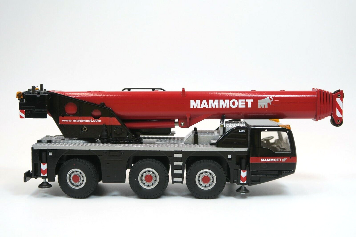 Conrad Demag AC 55-3 Mobilkran „MAMMOET“ – Diecast Sammlermodell im Maßstab 1:50, Art. 2116/03 – Ansicht 2