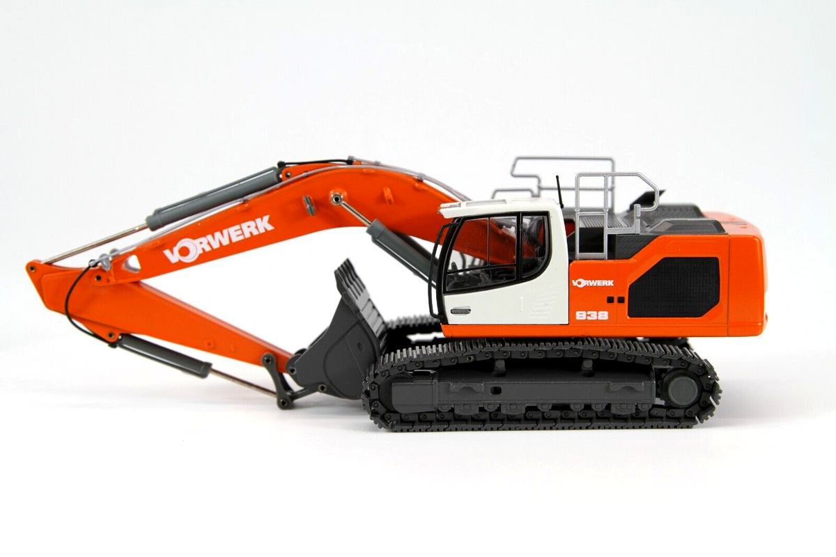 Conrad Liebherr R938 V Litronic Hydraulikbagger „VORWERK“ – Diecast Sammlermodell im Maßstab 1:50, Art. 2215/13 – Ansicht 3