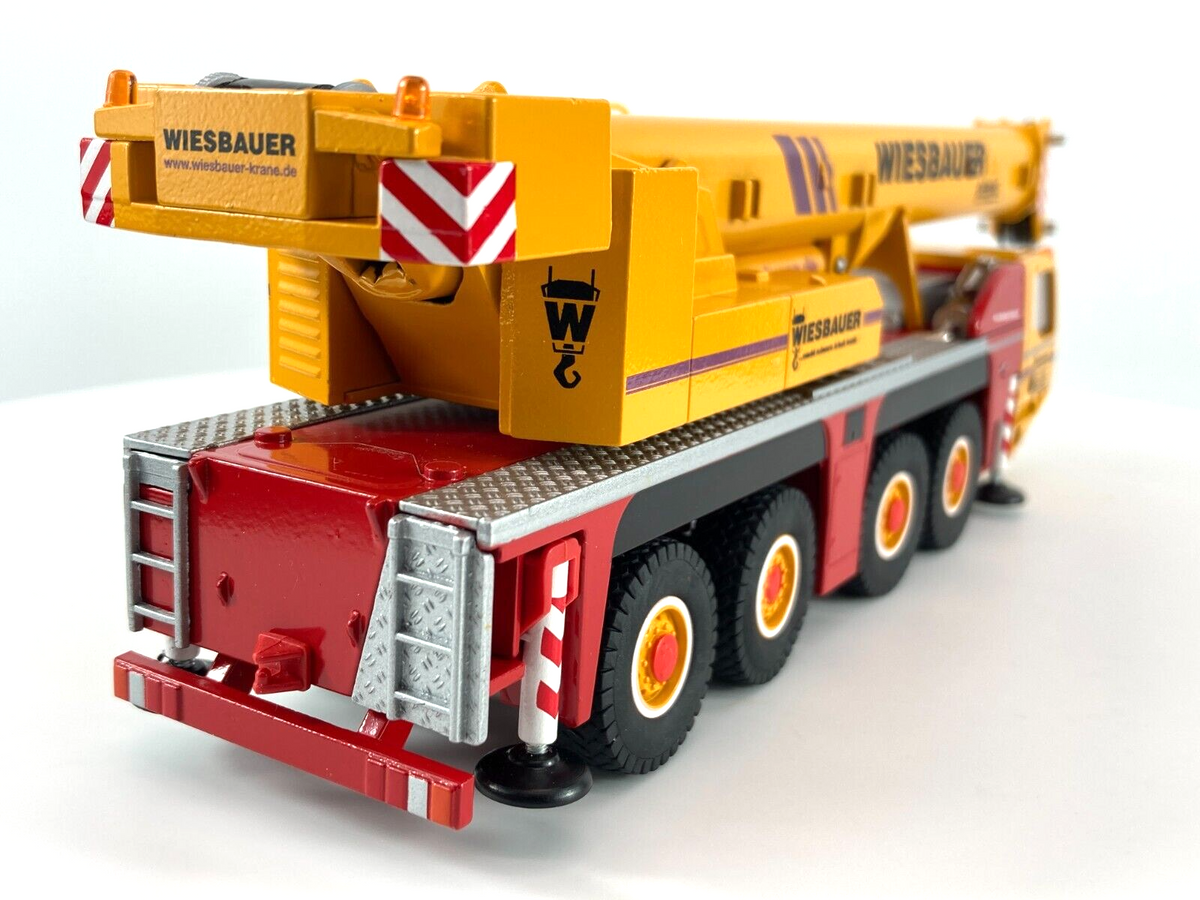 Conrad Terex-Demag AC 100-4L Teleskopkran „WIESBAUER“ – Diecast Sammlermodell im Maßstab 1:50, Art. 2107/08 – Ansicht 4