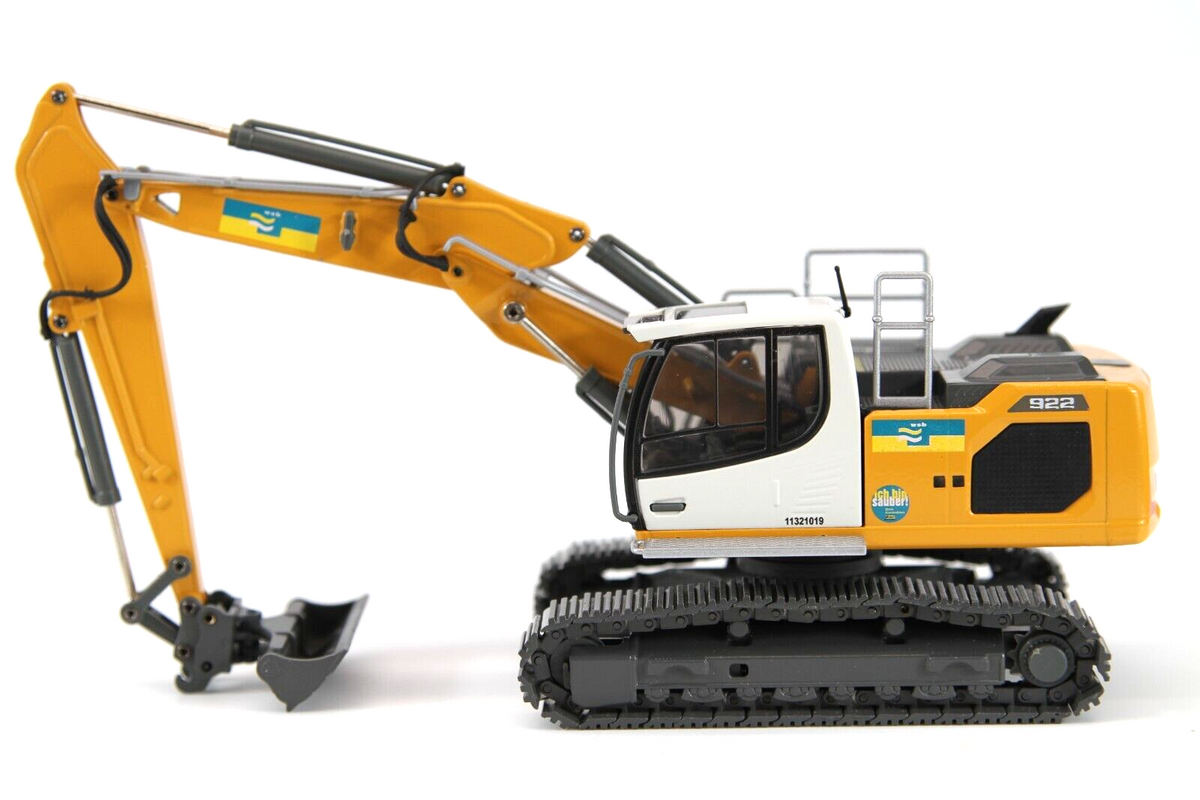 Conrad Liebherr R922 V Hydraulikbagger „WSB/Eberhard“ – Diecast Sammlermodell im Maßstab 1:50, Art. 2224/0 – Ansicht 3