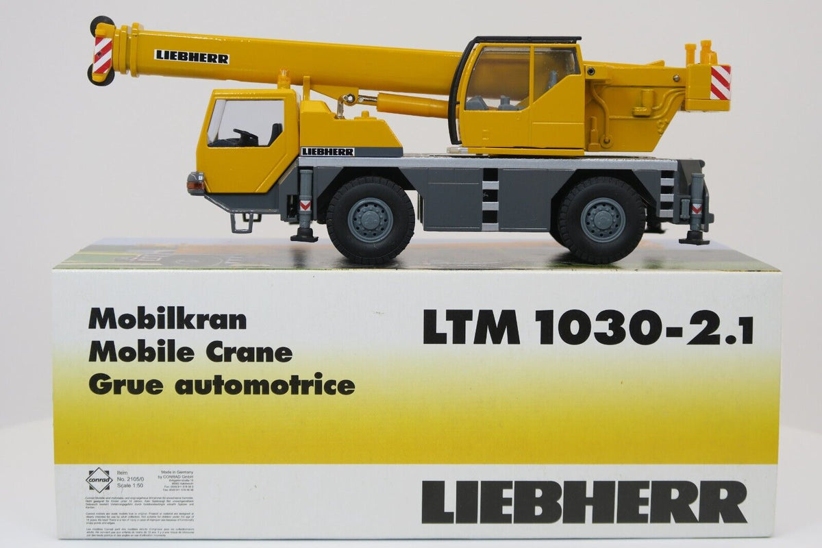 Conrad Liebherr LTM 1030-2.1 Mobilkran – Diecast Sammlermodell im Maßstab 1:50, Art. 2105/0 – Ansicht 9