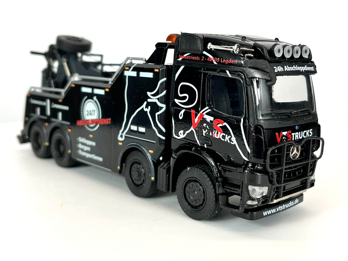 Conrad EMPL Bison Bergefahrzeug auf Mercedes-Benz Arocs VTS Trucks – Diecast Sammlermodell im Maßstab 1:50, Art. 78198/02 – Ansicht 6