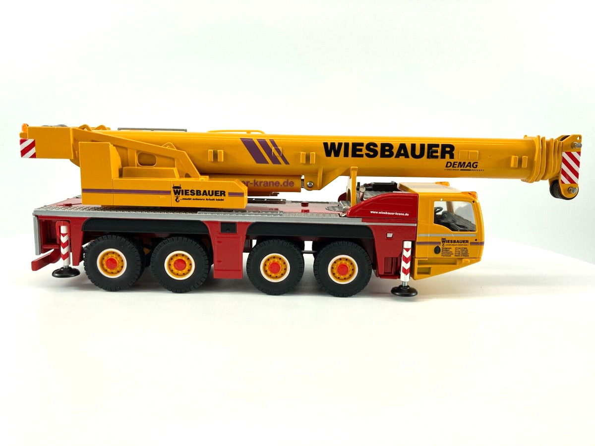 Conrad Terex-Demag AC 100-4L Teleskopkran „WIESBAUER“ – Diecast Sammlermodell im Maßstab 1:50, Art. 2107/08 – Ansicht 5