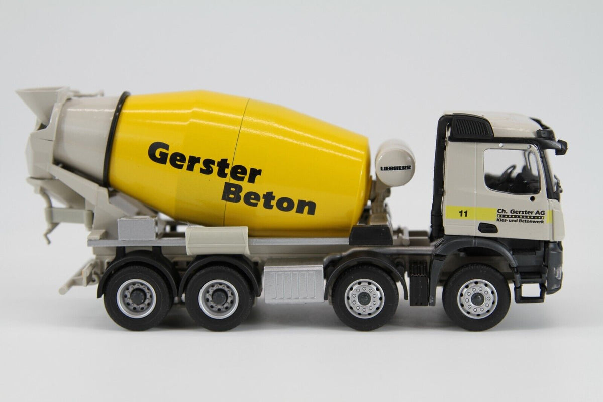 Conrad Liebherr HTM 905 Fahrmischer auf Mercedes-Benz Arocs „GERSTER BETON“ – Diecast Sammlermodell im Maßstab 1:50, Art. 78234/08 – Ansicht 5