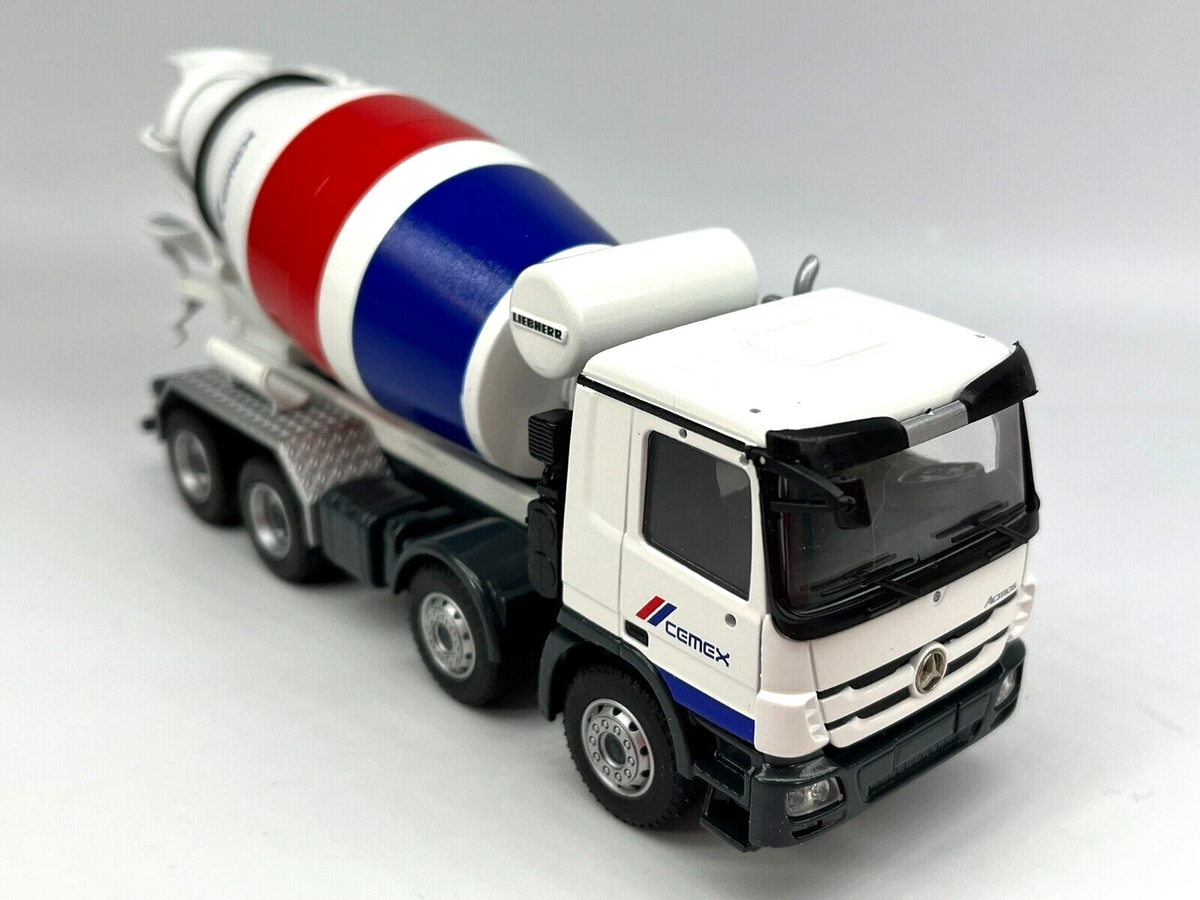 Conrad Liebherr HTM 904 Fahrmischer auf Mercedes-Benz Actros „CEMEX“ – Diecast Sammlermodell im Maßstab 1:50, Art. L-72119/04 – Ansicht 7