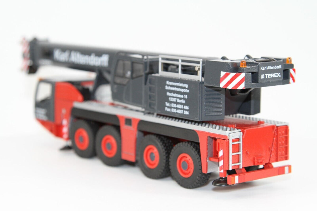 Conrad Terex-Demag AC 100-4L Teleskopkran in der Ausführung Karl Altendorf – Diecast Sammlermodell im Maßstab 1:50, Zinkdruckguss, Art. 2107/03 – Ansicht 3