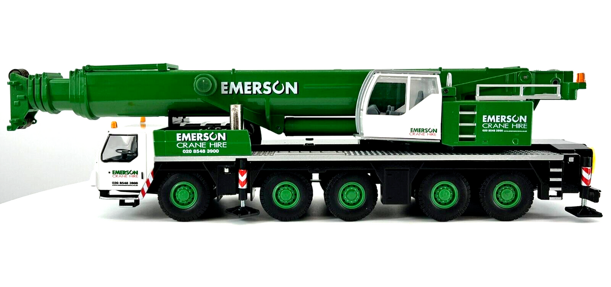 Conrad Liebherr LTM 1200-5.1 Mobilkran „EMERSON Crane Hire“ – Diecast Sammlermodell im Maßstab 1:50, Art. 2101/22 – Ansicht 2