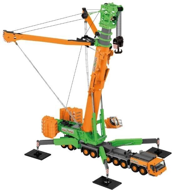 NZG Liebherr LTM 11200-9.1 Mobilkran in der Ausführung MPM CHILE – Diecast Sammlermodell im Maßstab 1:50, Zinkdruckguss, Art. 732/34