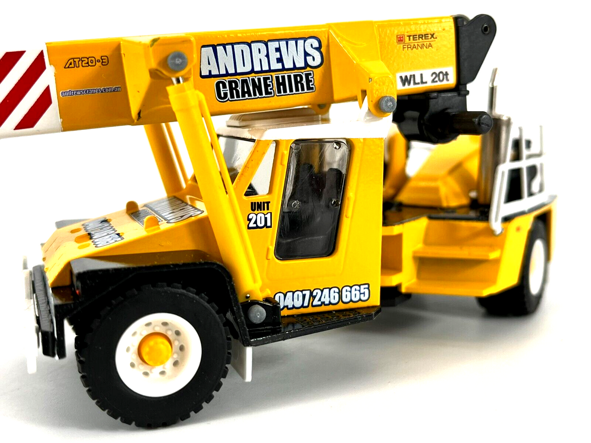 Conrad Terex AT 20-3 Mobilkran „ANDREWS“ – Diecast Sammlermodell im Maßstab 1:50, Art. 2113/11