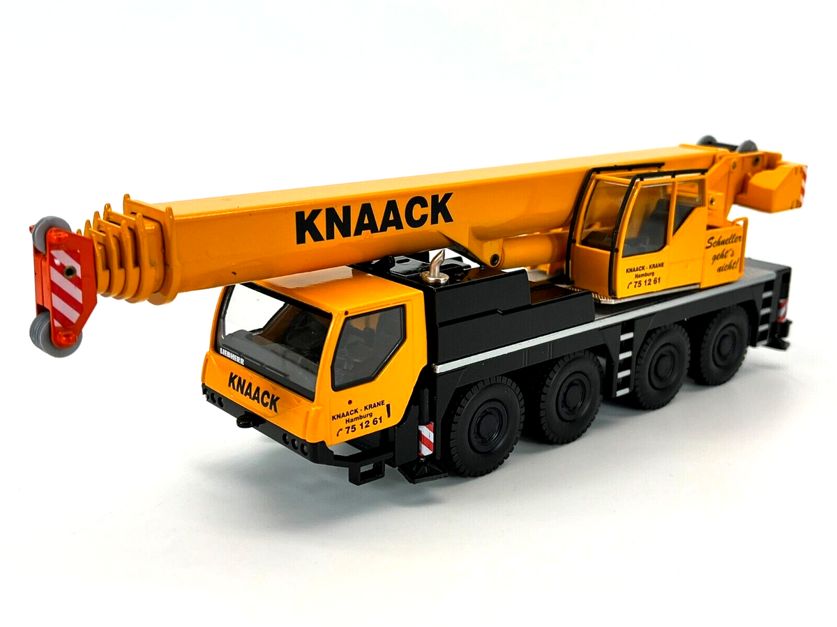 Conrad Liebherr LTM 1070-4.1 Mobilkran „KNAACK“ – Diecast Sammlermodell im Maßstab 1:50, Art. 2100/20