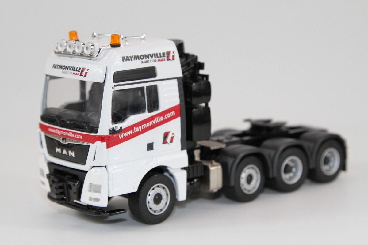Conrad Faymonville Variomax Tiefbettauflieger auf MAN TGX – Diecast Sammlermodell im Maßstab 1:50, Art. 76213/01 – Ansicht 3