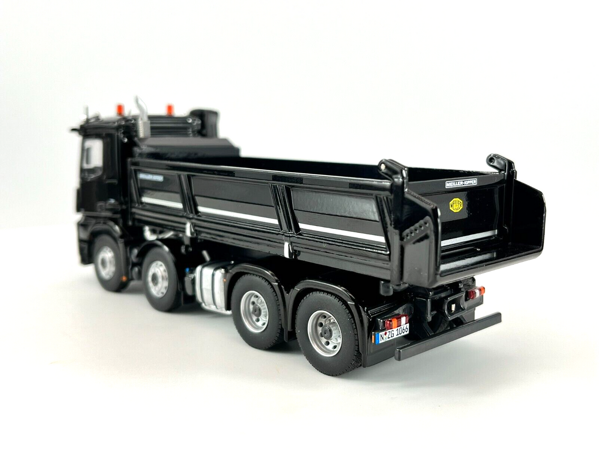 NZG Mercedes-Benz Arocs 8x4 mit Meiller Dreiseitenkipper – Diecast Sammlermodell im Maßstab 1:50, Zinkdruckguss, Art. 1066/50 – Ansicht 3