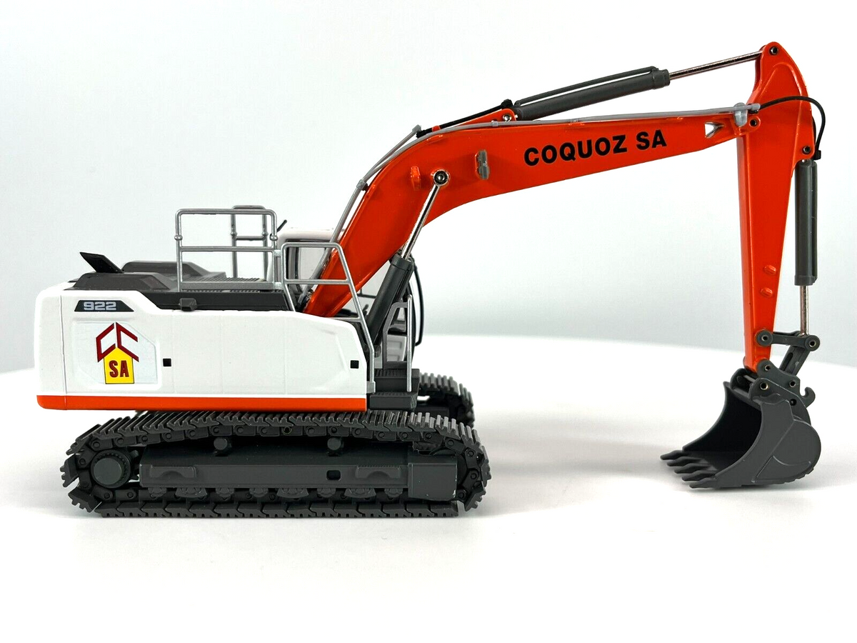 Conrad Liebherr R922 V Hydraulikbagger „COQUOZ“ – Diecast Sammlermodell im Maßstab 1:50, Art. 2214/05 – Ansicht 4