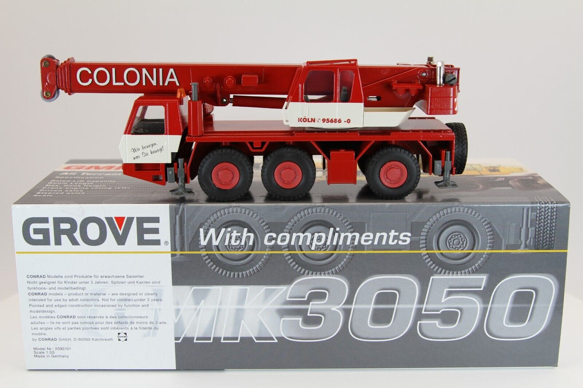 Conrad Grove GMK3050 Mobilkran „COLONIA“ – Diecast Sammlermodell im Maßstab 1:50, Art. 2092/03 – Ansicht 5