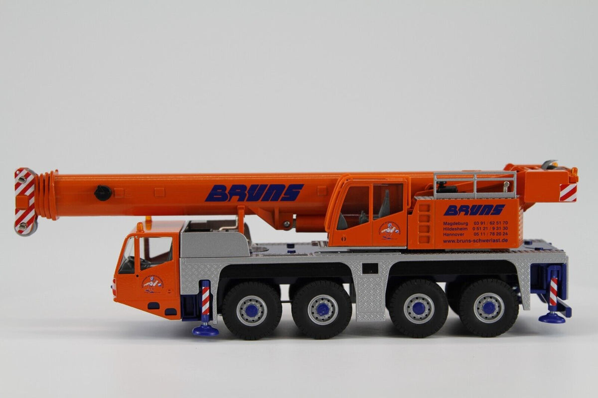 Conrad Terex-Demag AC 100-4 Teleskopkran „BRUNS“ – Diecast Sammlermodell im Maßstab 1:50, Art. 2107/11 – Ansicht 2