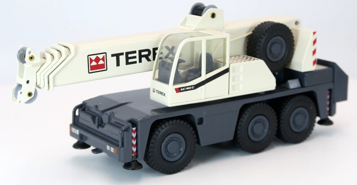 Conrad Terex-Demag AC 40 City Teleskopkran „TEREX“ – Diecast Sammlermodell im Maßstab 1:50, Art. 2093/34