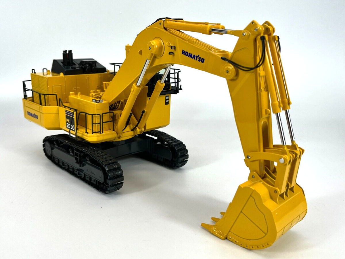 NZG Komatsu PC2000-8 Miningbagger in Gelb – Diecast Sammlermodell im Maßstab 1:50, Zinkdruckguss, Art. 7621 – Ansicht 7