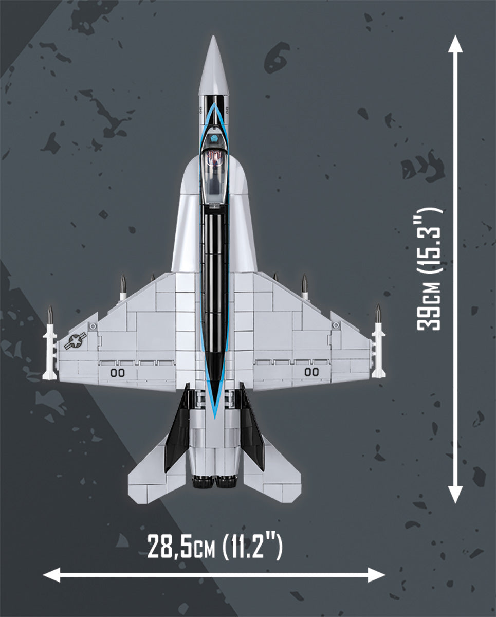 COBI Boeing F/A-18E Super Hornet Top Gun Maverick Klemmbaustein-Modell im Maßstab 1:48 – 560 Teile, Set 5805A – Ansicht 7