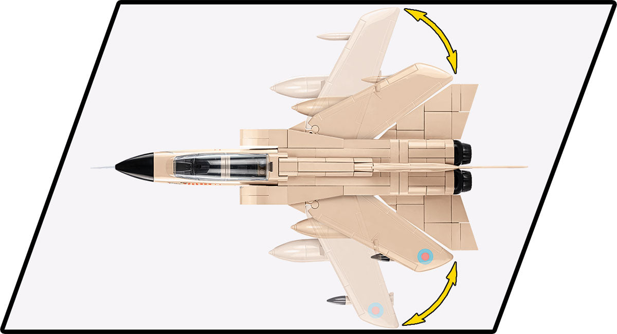 COBI Panavia Tornado GR.1 MiG Eater Klemmbaustein-Modell im Maßstab 1:48 – 527 Teile, Set 5854 – Ansicht 7