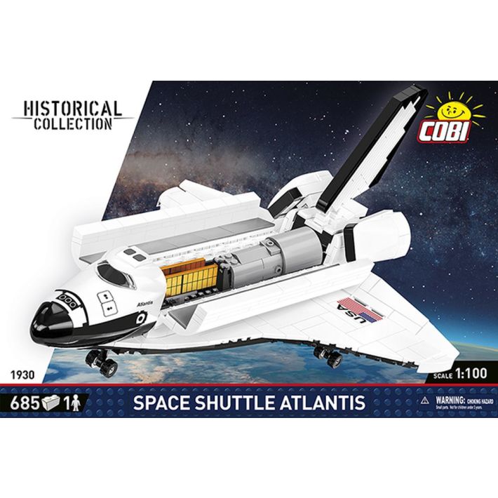 COBI Space Shuttle Atlantis Klemmbaustein-Modell im Maßstab 1:100 – 685 Teile, Set 1930