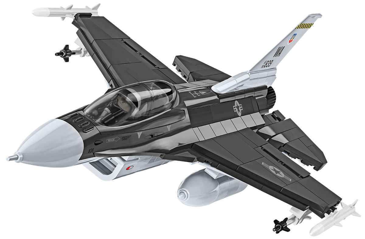 COBI Lockheed Martin F-16D Fighting Falcon Klemmbaustein-Modell im Maßstab 1:48 – 436 Teile, Set 5914 – Ansicht 3