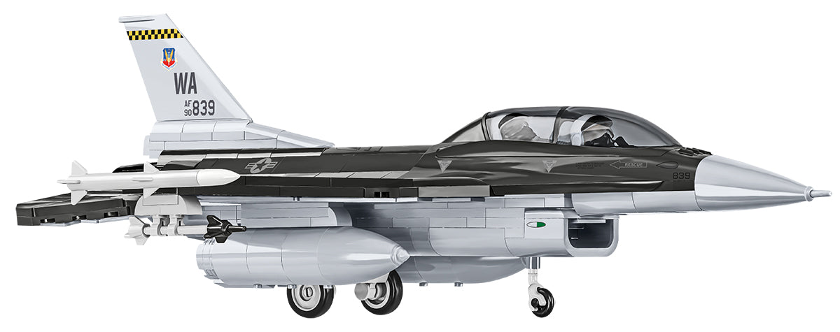 COBI Lockheed Martin F-16D Fighting Falcon Klemmbaustein-Modell im Maßstab 1:48 – 436 Teile, Set 5914 – Ansicht 5