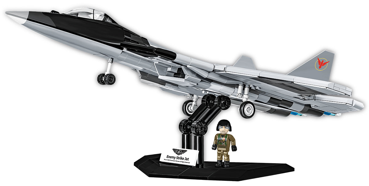COBI Enemy Strike Jet Top Gun Klemmbaustein-Modell im Maßstab 1:48 – 851 Teile, Set 5921 – Ansicht 4