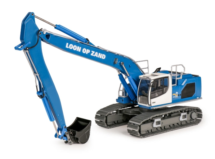 Conrad Liebherr R 945 Multi-User Hydraulikbagger „LOON OP ZAND“ – Diecast Sammlermodell im Maßstab 1:50, Art. 2225/04