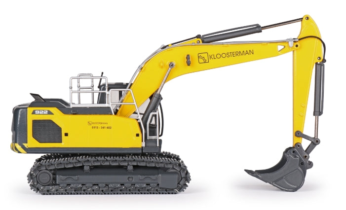 Conrad Liebherr R922 V Hydraulikbagger „KLOOSTERMAN B.V.“ – Diecast Sammlermodell im Maßstab 1:50, Art. 2214/03 – Ansicht 3