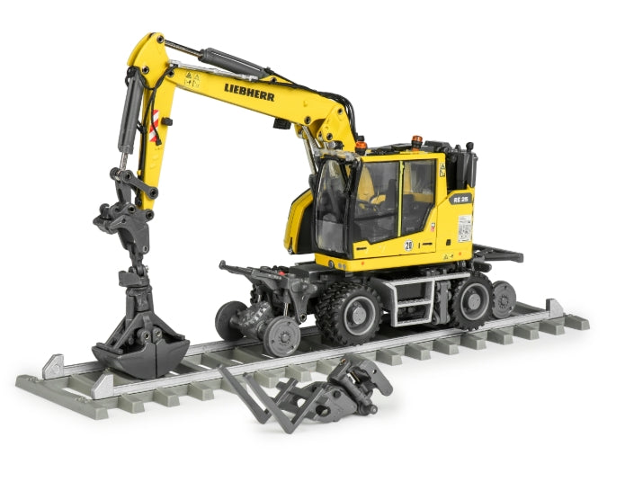 Conrad Liebherr RE 25 M Litronic Zweiwegebagger – Diecast Sammlermodell im Maßstab 1:50, Art. 2237/0