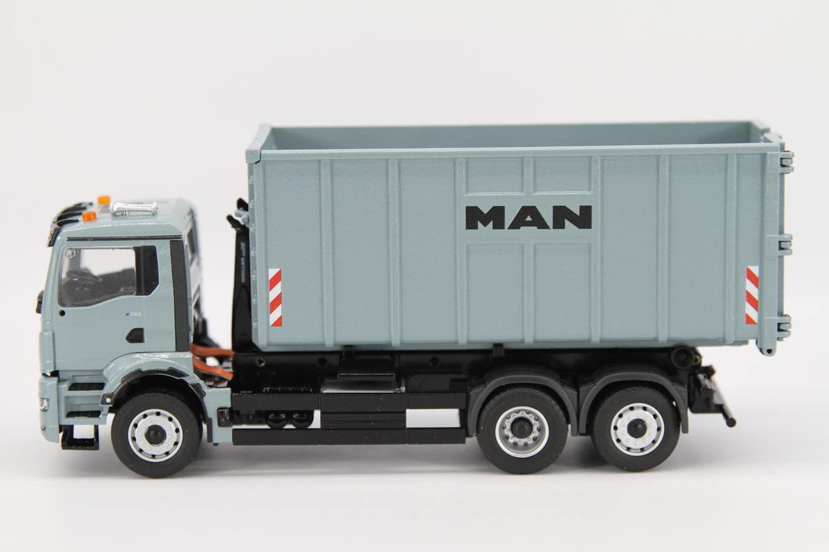 Conrad MAN eTGS NN 6x4 Abrollkipper – Diecast Sammlermodell im Maßstab 1:50, Art. 81217E/0 – Ansicht 2