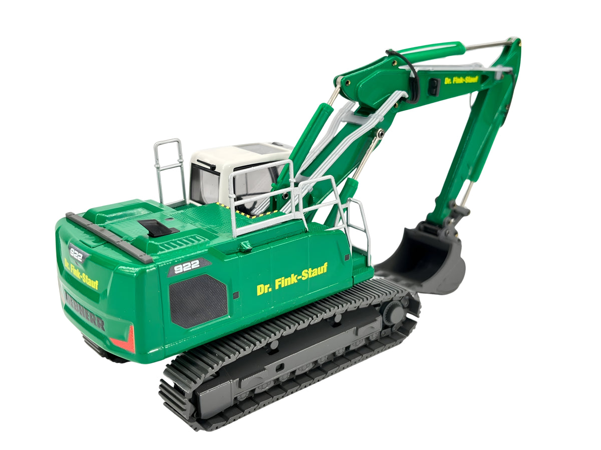 Conrad Liebherr R 922 Raupenbagger mit Verstellausleger „Dr. FINK-STAUF“ – Diecast Sammlermodell im Maßstab 1:50, Art. 2223/11 – Ansicht 3