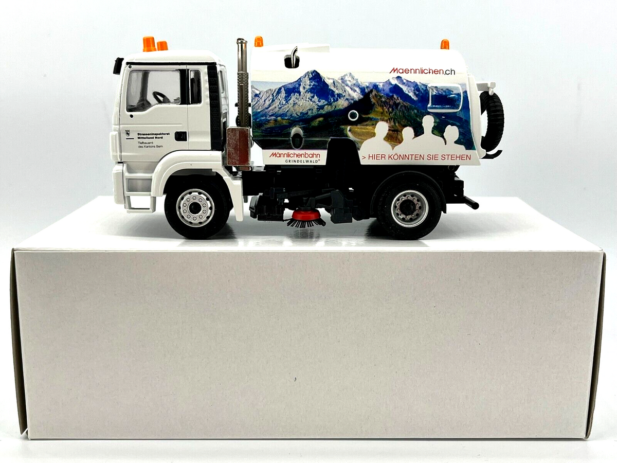 Conrad Bucher-Schörling CityFant 6000 Kehrmaschine „Männlichen“ – Diecast Sammlermodell im Maßstab 1:50, Art. 71212/02-L – Ansicht 5
