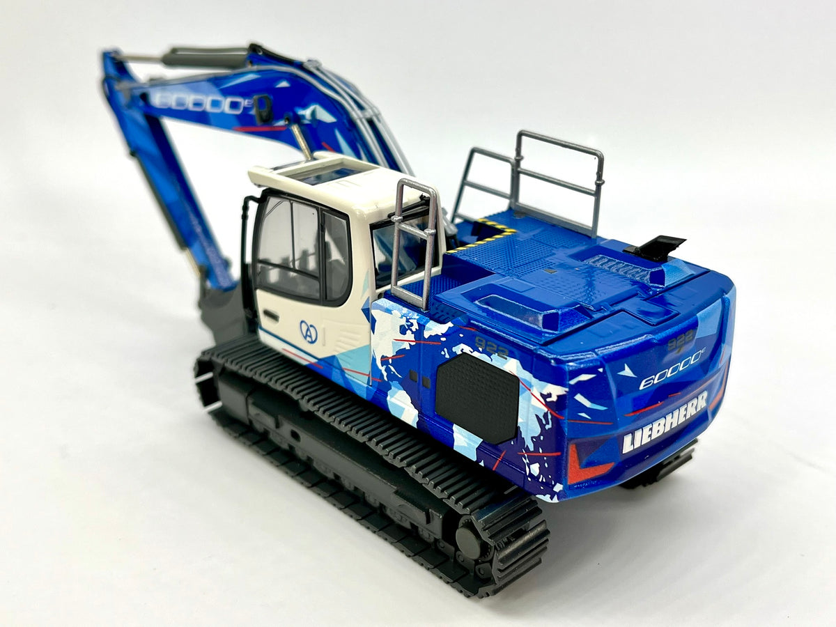 Conrad Liebherr R922V Kettenbagger „60000 Anniversaire“ – Diecast Sammlermodell im Maßstab 1:50, Art. 2214/01 – Ansicht 4